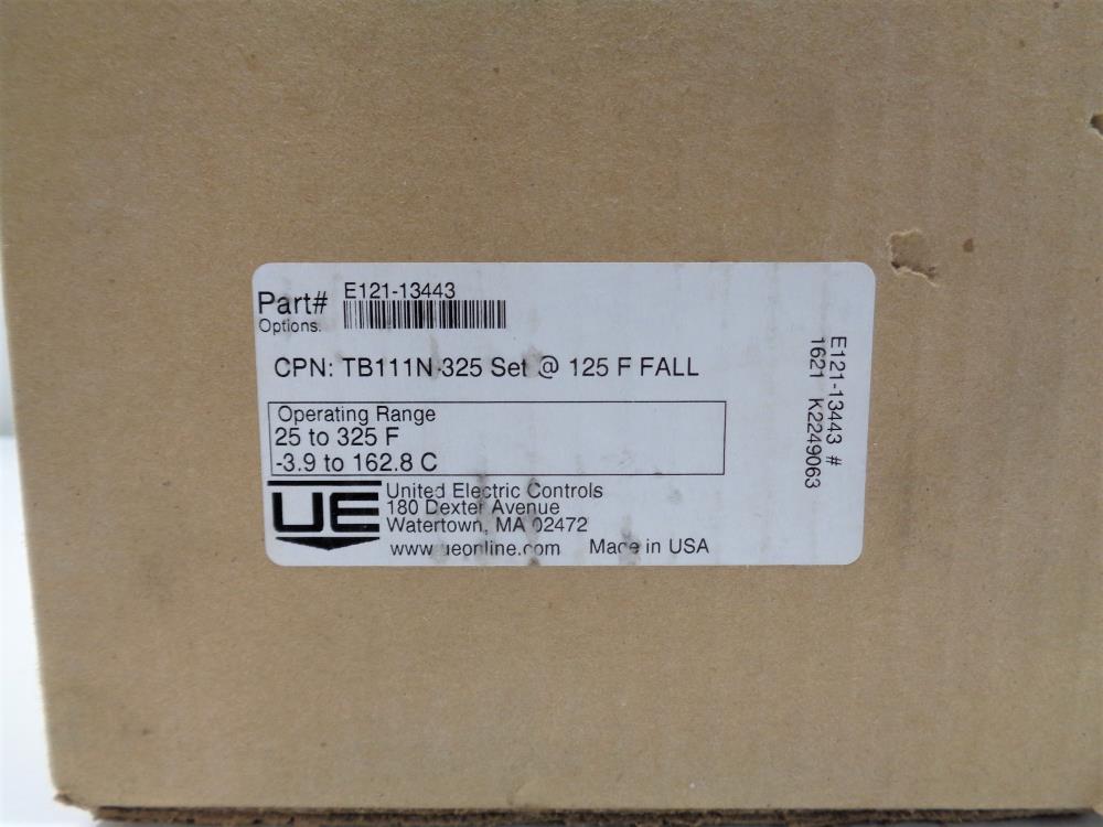 United Electric Temperature Switch, Explosion Proof E121-13443